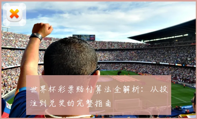 世界杯彩票赔付算法全解析：从投注到兑奖的完整指南